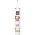 CLEAR SILICONE CAULK TUBE