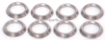 CHROME MOLY SPACERS (PKG 8)