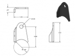 RIGHT LOWER FUEL TANK MOUNT